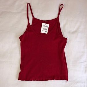 NWT John Galt Red, Spaghetti-Strap Tank